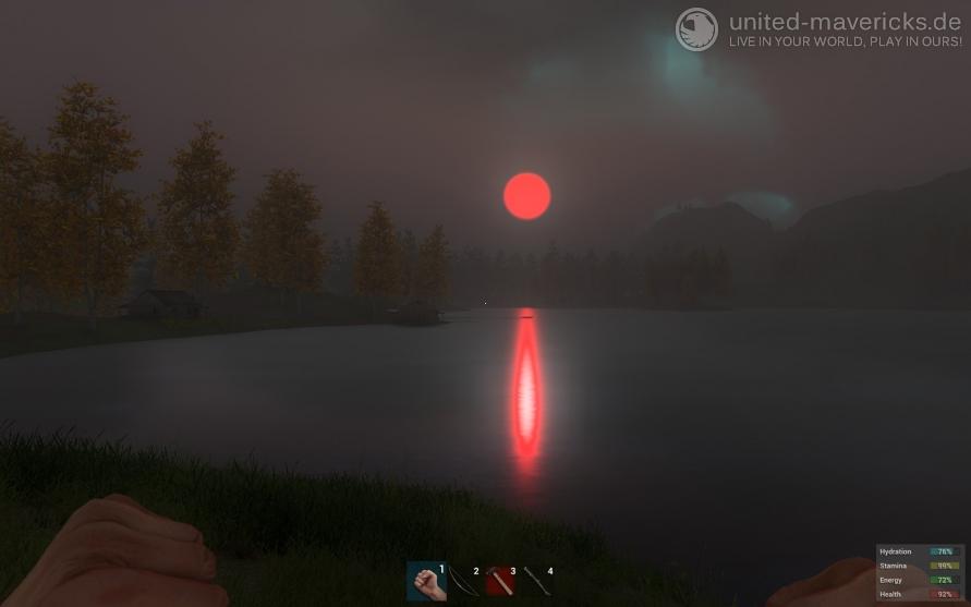 Sonnenuntergang in H1Z1